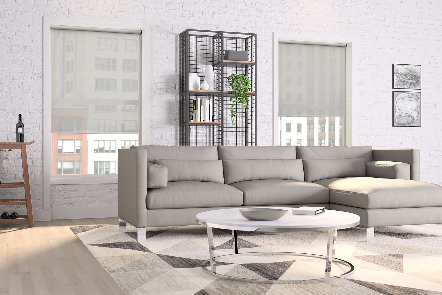 EZ-A: Motorized Solar Shades